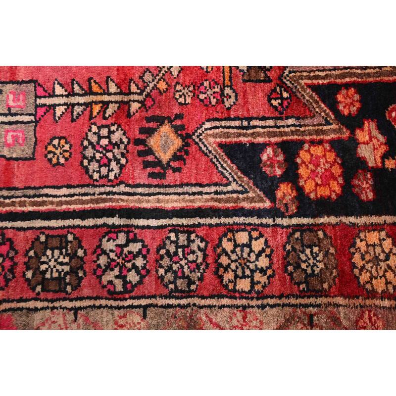 ECARPETGALLERY Hand-knotted Anadol Red Wool Rug - 4'2 x 5'11