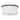 Transitional 3-light Matte Black Flush Mount - 7.25 inches high