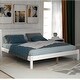 preview thumbnail 2 of 6, Classic Platform Bed Frame Wood Full Bed with Headboard, Solid Wood Full Size Platform Bed Frame, No Box Spring Needed