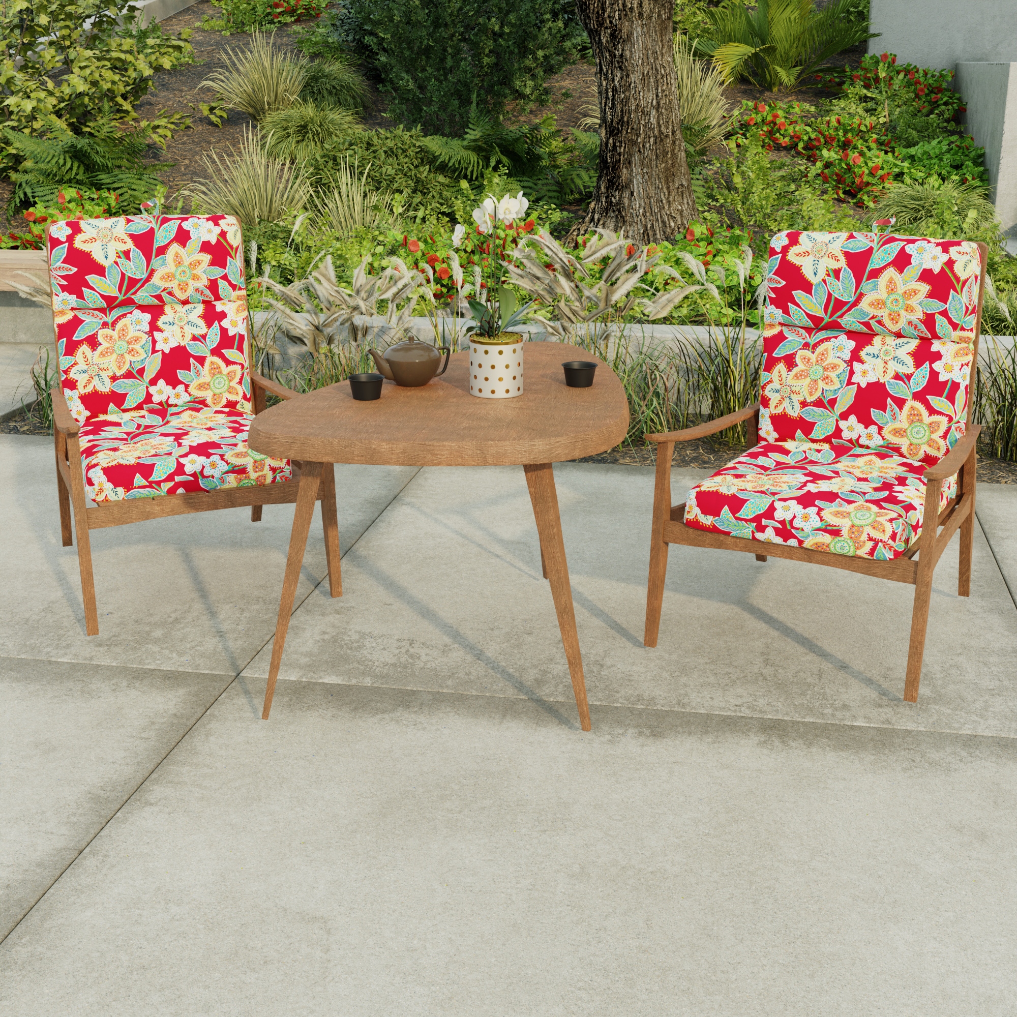 Floral deck chairs deals