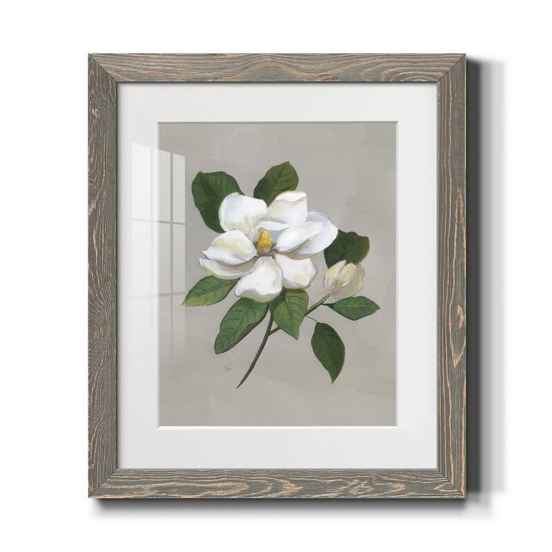 Botanical Magnolia-Premium Framed Print - Ready to Hang
