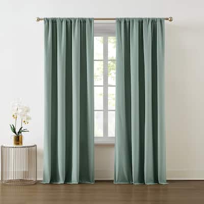 Truly Soft Everyday Window Curtain Panel Pair