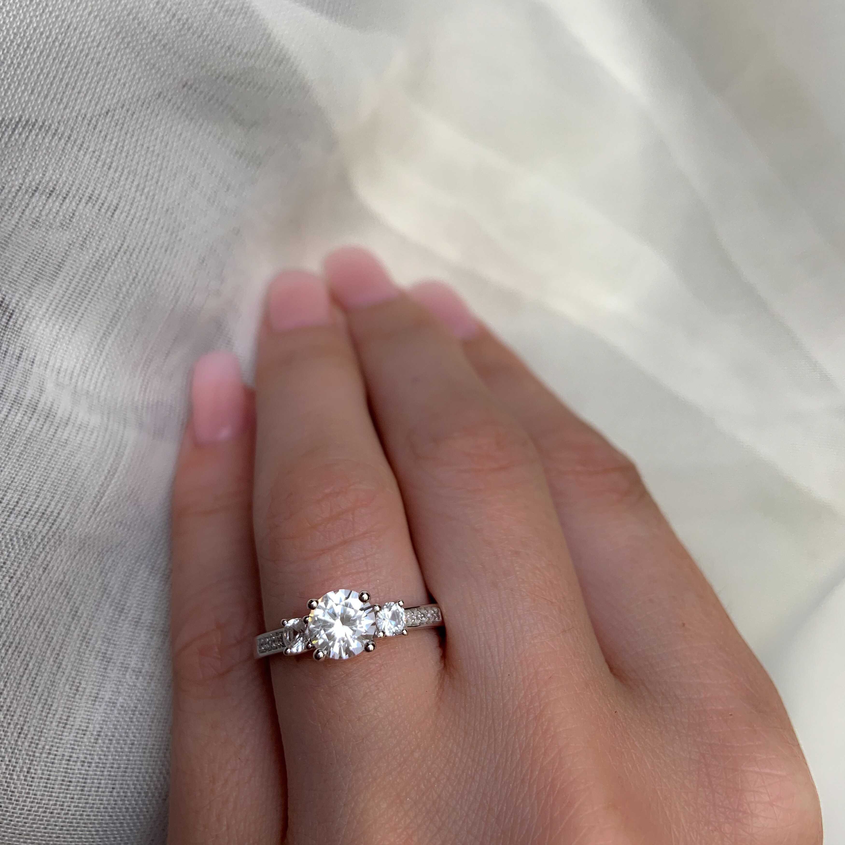 White sapphire in bengali hot sale
