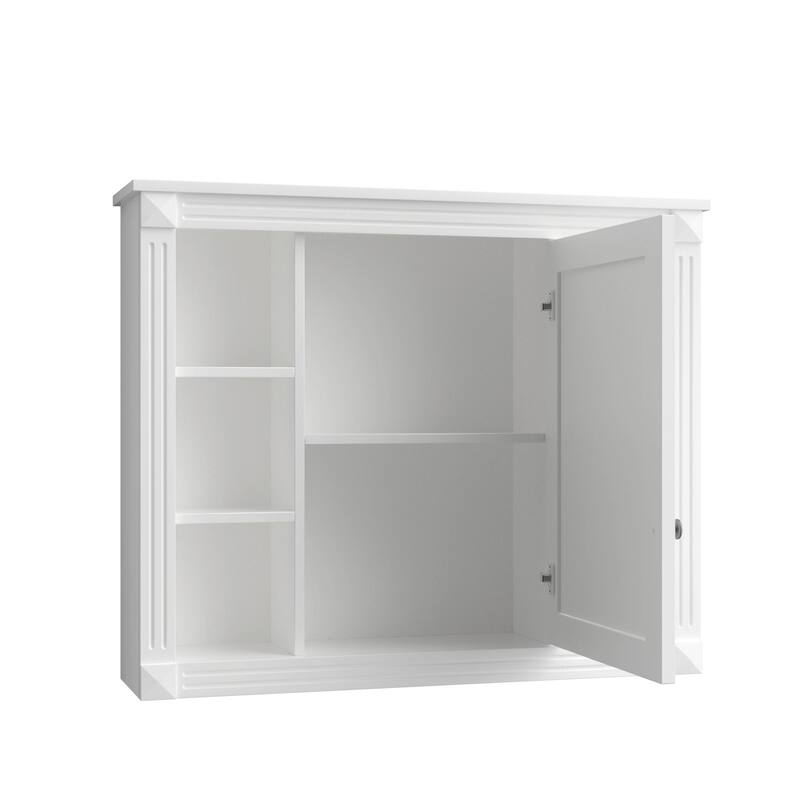 35'' x 28'' Wall Mounted Bathroom Storage Cabinet with Mirror