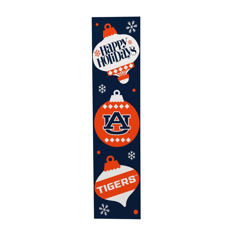 47" Double Sided Seasonal Porch Leaner, Auburn University - 47" x 11.25"