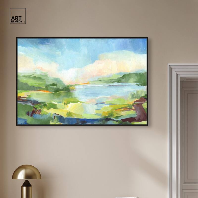 Walk on a Sunny Day Canvas by Art Remedy