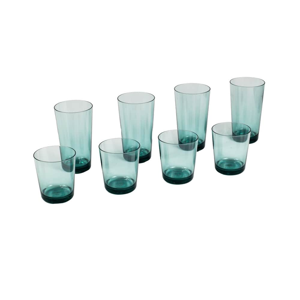 Abode Homewares Simple Acrylic Drinkware Set - Set of 8