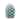 Frosted Pine Cone Candle Aqua