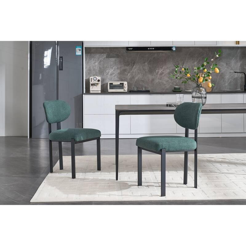 Sophisticated Set of 2 Mid-Century Dining Chairs with Stylish Design