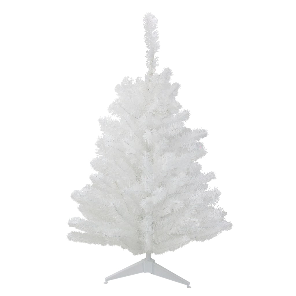 Medium Snow White Pine Artificial Christmas Tree - 2' - Unlit - 2 Foot