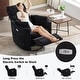 preview thumbnail 65 of 68, HOMYKA Power Rocker Swivel Recliner with USB and Type-C Ports