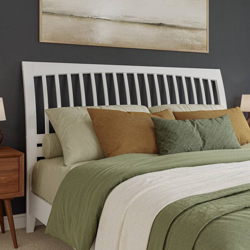 AFI Orleans Solid Wood Low Profile Platform Bed with Matching Footboard