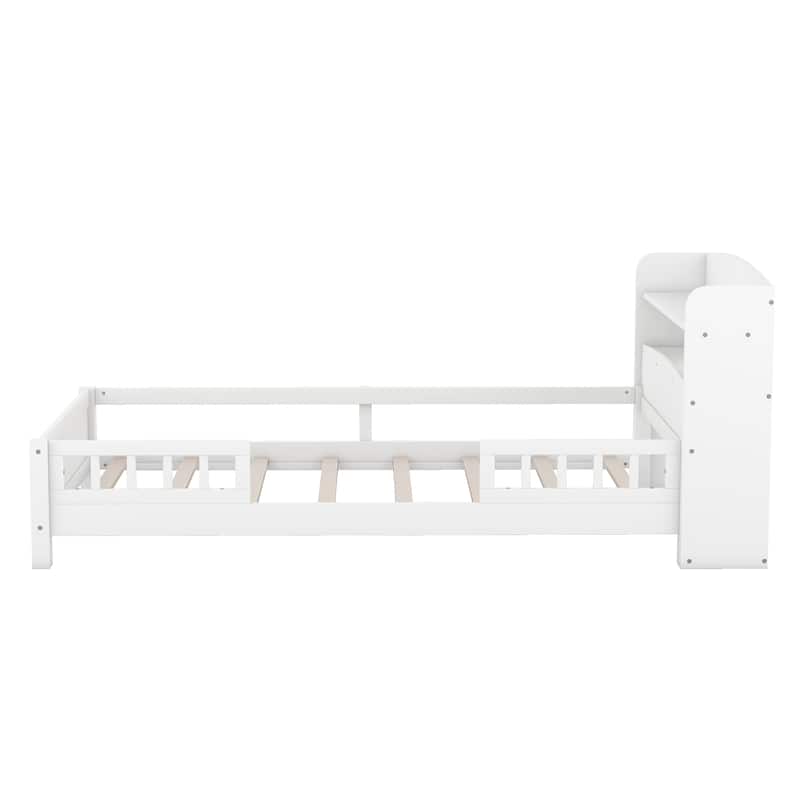 Twin Size Wooden Platform Bed