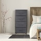 preview thumbnail 1 of 8, 4 Drawer Bedside Nightstand Chest Tower Bedroom Dresser Assorted Colors