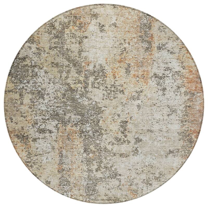 HomeRoots Abstract Transitional Rectangle Outdoor Rug