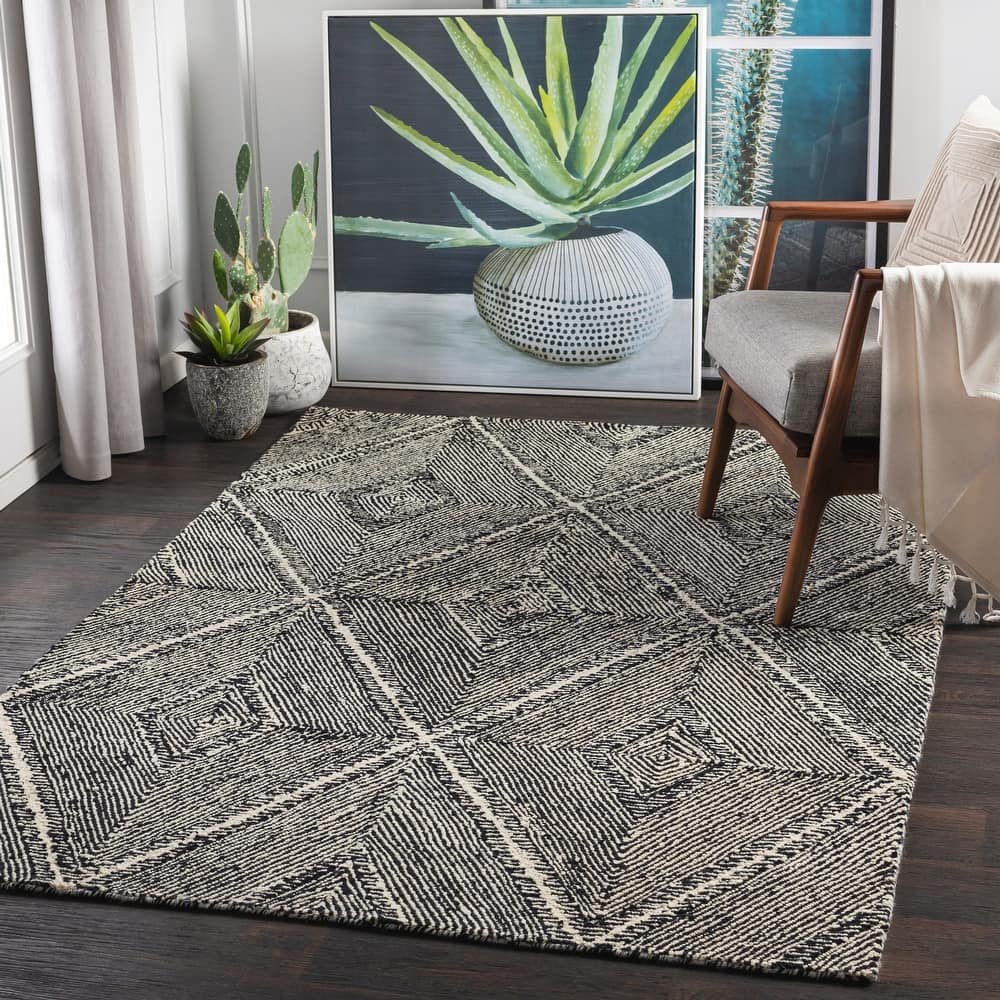 Livabliss Manu Handmade Wool Farmhouse Area Rug