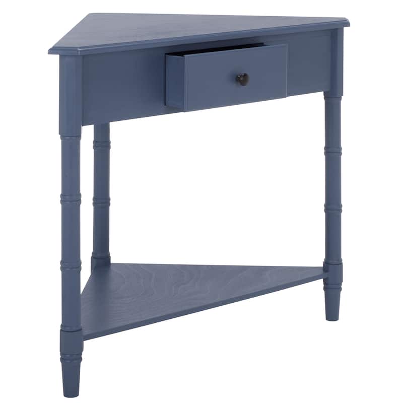 SAFAVIEH Calla Grey Corner Table - 33.9" x 17.3" x 28" - 34"W x 17"D x 28"H