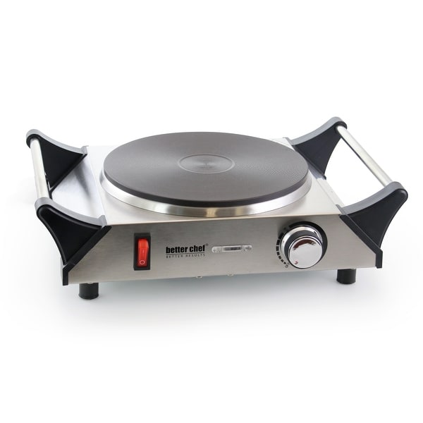 Better Chef Portable Stainless Steel Single Electric Burner - Bed Bath &  Beyond - 32021884