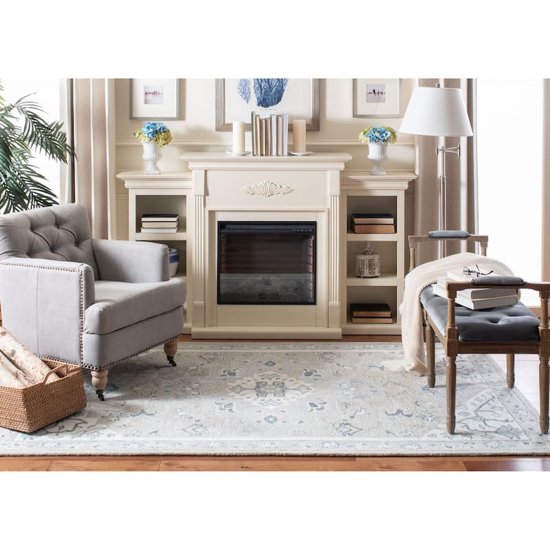 SAFAVIEH Handmade Blossom Maaret Modern Floral Wool Rug