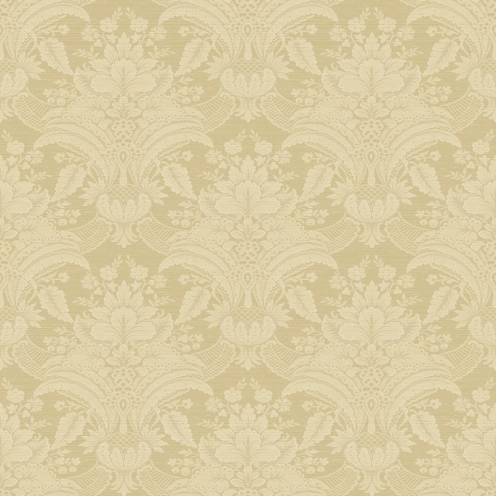 Seabrook Designs Freida Floral Damask Unpasted Wallpaper
