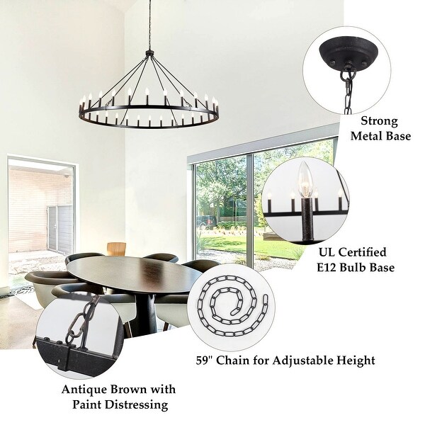 60 inch round chandelier store