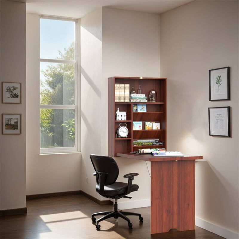 Wall Mounted Desk,Fold Convertible Desk,Multi-Function Computer Table