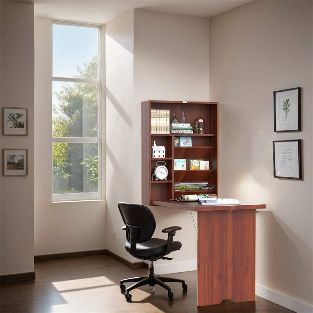 Wall Mounted Desk,Fold Convertible Desk,Multi-Function Computer Table