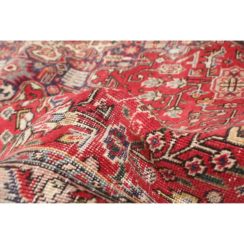 ECARPETGALLERY Hand-knotted Antalya Vintage Red Wool Rug - 6'5 x 9'5