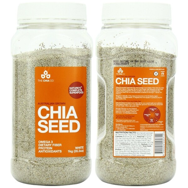 The Chia Company Chia Seed - White - Tub - 35.3 oz