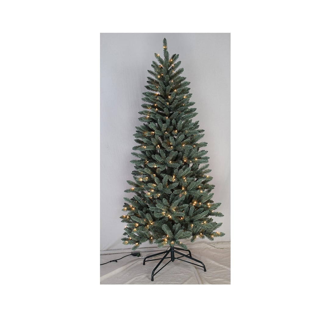6.5 foot Blue Spruce Slim, 250 UL Lights