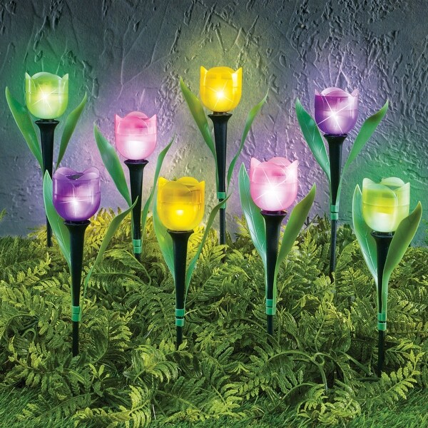Solar stakes garden on sale