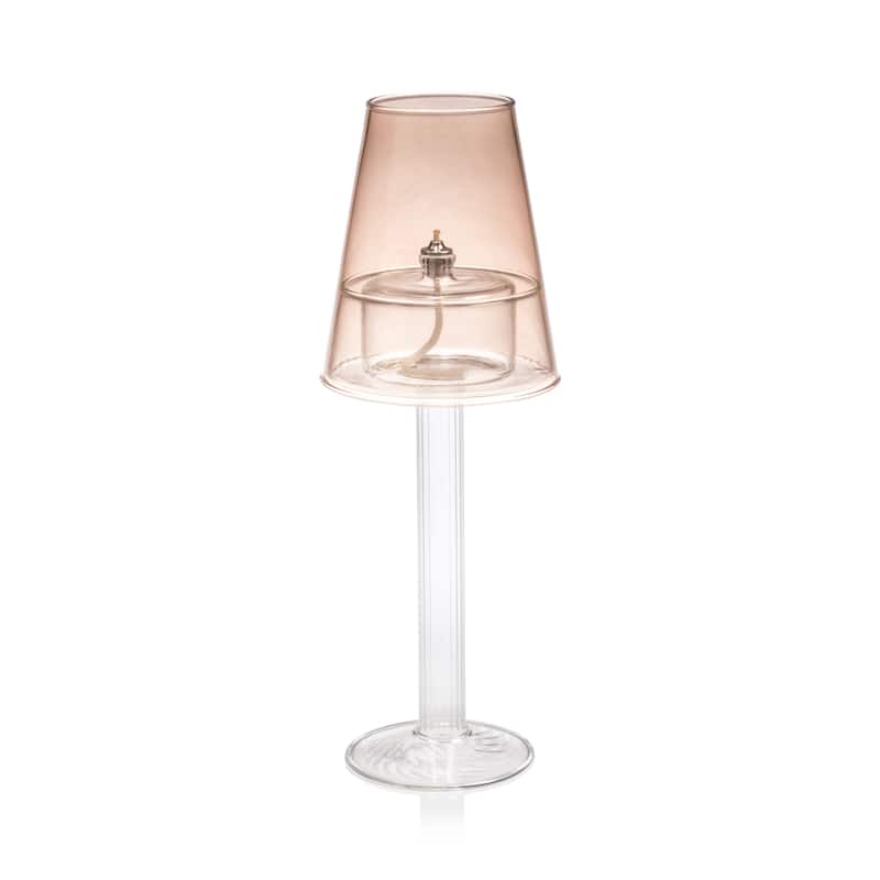 Dauphine Table Lamp with 3 oz Votive Oil Lamp - Light Amber