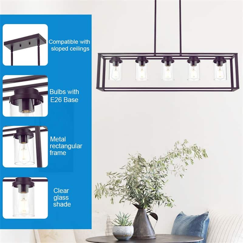 5-Light Kitchen Island Pendant