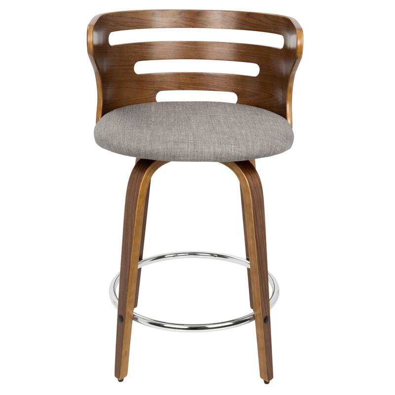 Carson Carrington Cranagh 24" Upholstered Counter Stools (Set of 2)