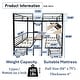 preview thumbnail 9 of 8, Full Size Loft Bed with Table Set Transformable to Full over Full Bunk
