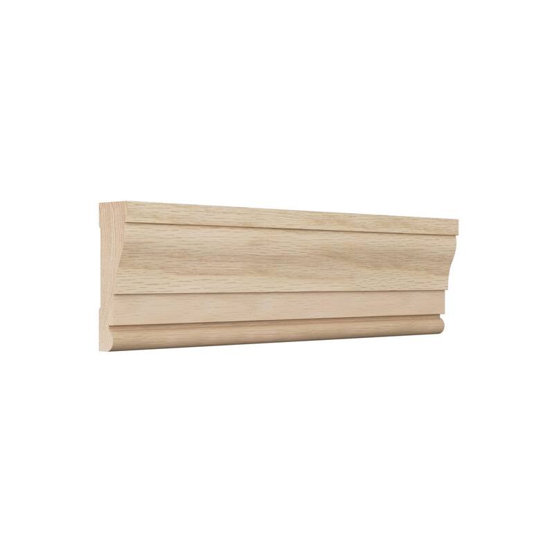 WM376 11/16-in D x 2-1/4-in W x 96-in L Americraft Solid Hardwood Stain Grade Colonial Casing Moulding