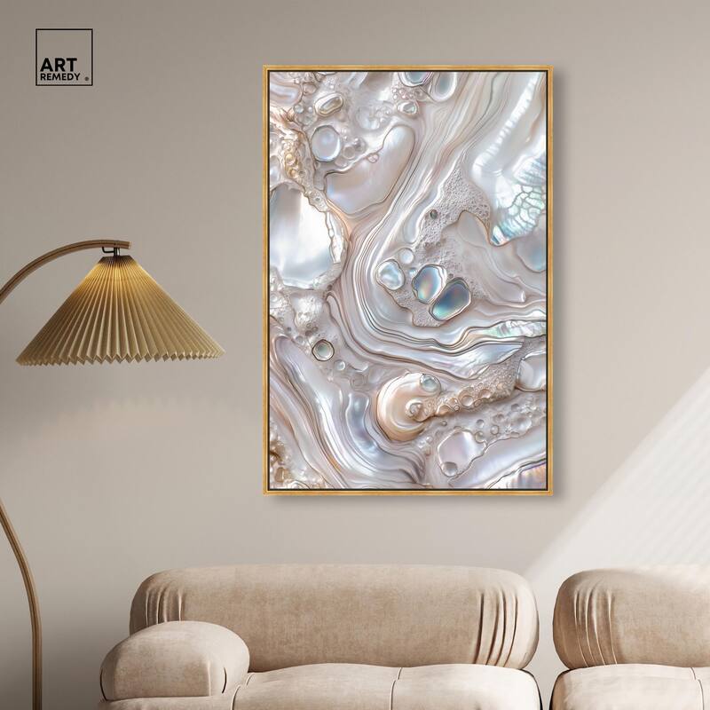 Fluid Preciousness II Canvas by Art Remedy