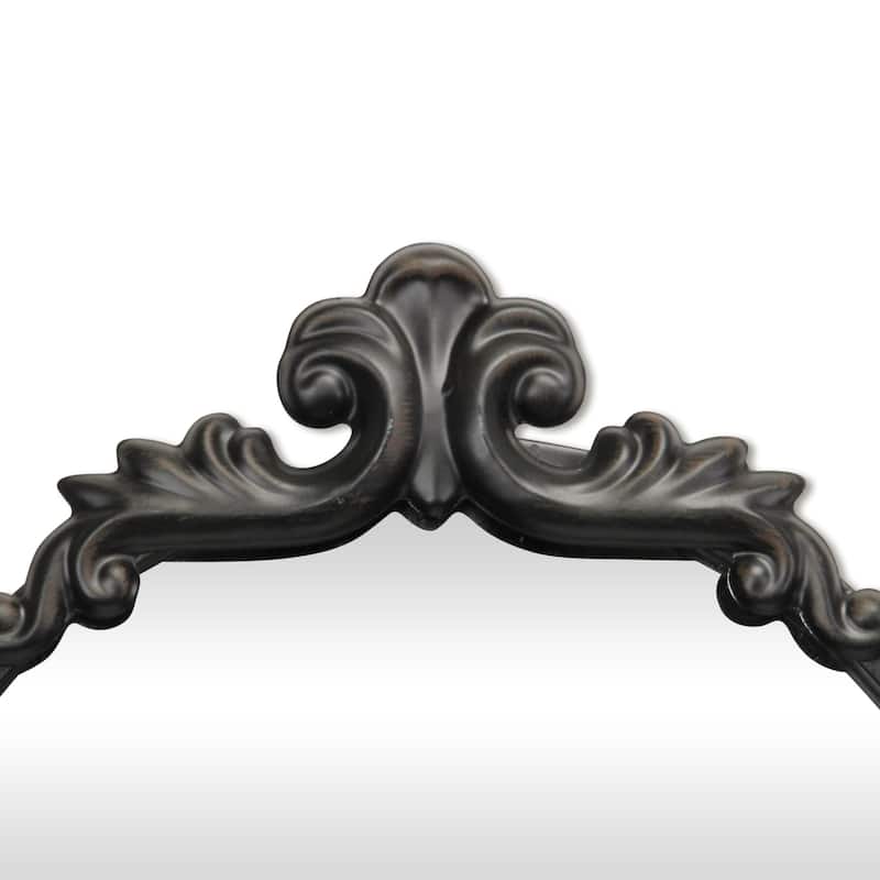 Everlaine Modern Victorian Floor Mirror - N/A