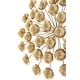 preview thumbnail 4 of 15, Gold Metal Starburst Wall Decor with Orb Detailing