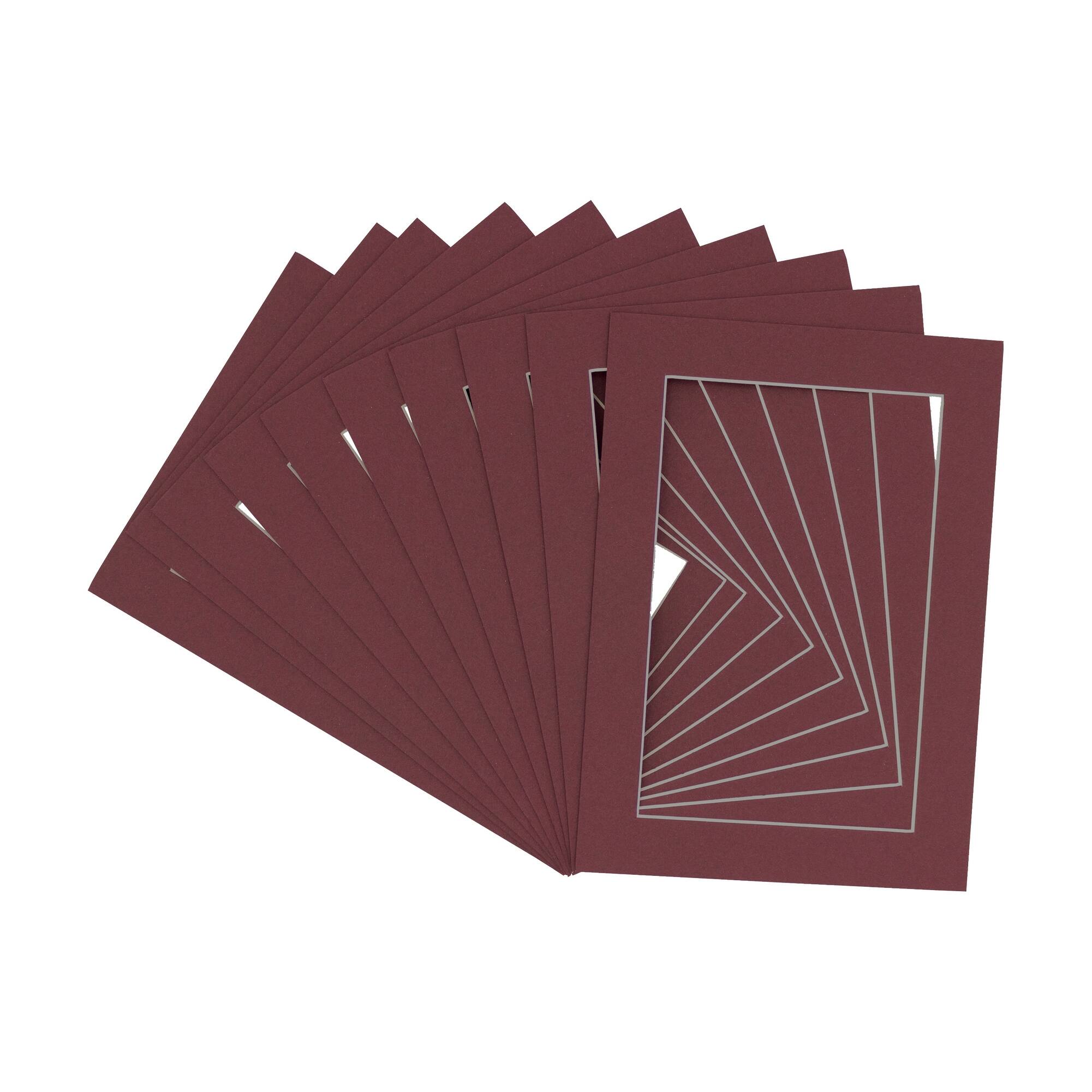 12x16 Mat for 16x20 Frame Precut Mat Board AcidFree Maroon 12x16