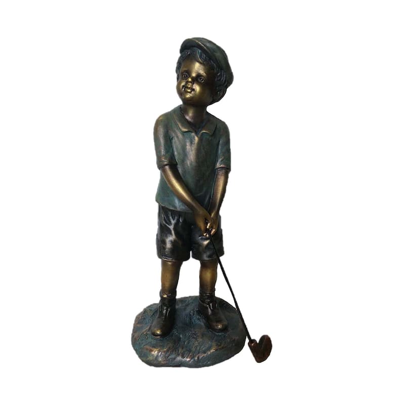 13" Boy Playing Golf