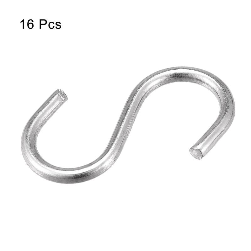 S Hooks Stainless Steel Hanger for Hanging Objects in Kitchen, Garden