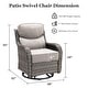 preview thumbnail 184 of 187, Outdoor Patio Sofa Swivel Chair with 6-Inch Thick Cushions Set