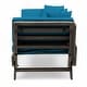 preview thumbnail 22 of 24, Ottavio Outdoor Daybed with Cushions by Christopher Knight Home