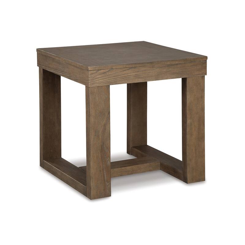 Cariton Gray Square End Table