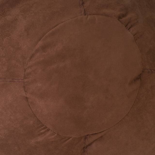 Madison Faux Suede 5-foot Beanbag Chair by Christopher Knight Home