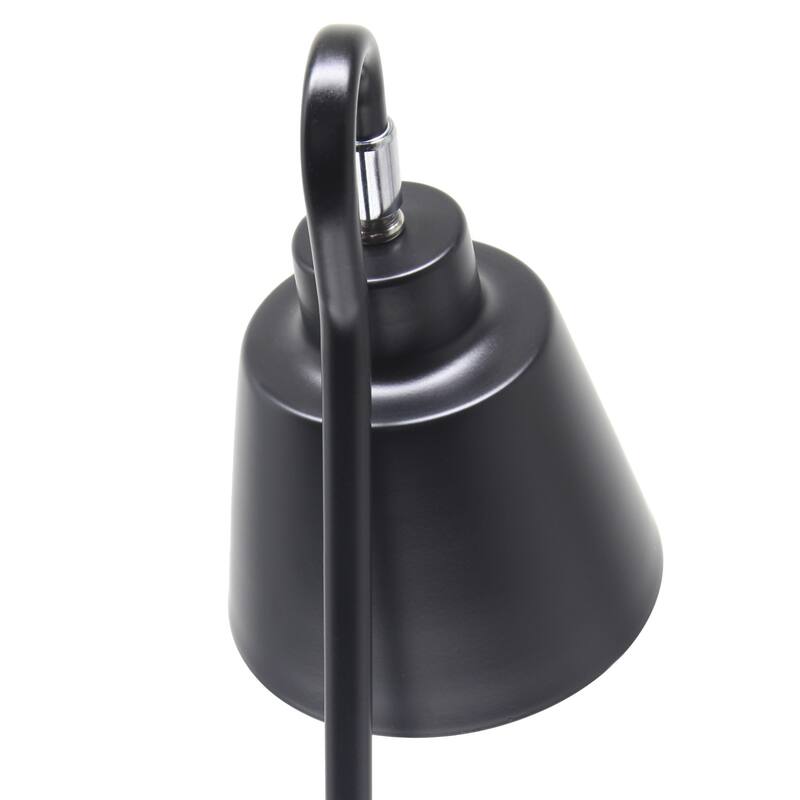 Looped Desk Lamp with Adjustable Shade - 16" - Black