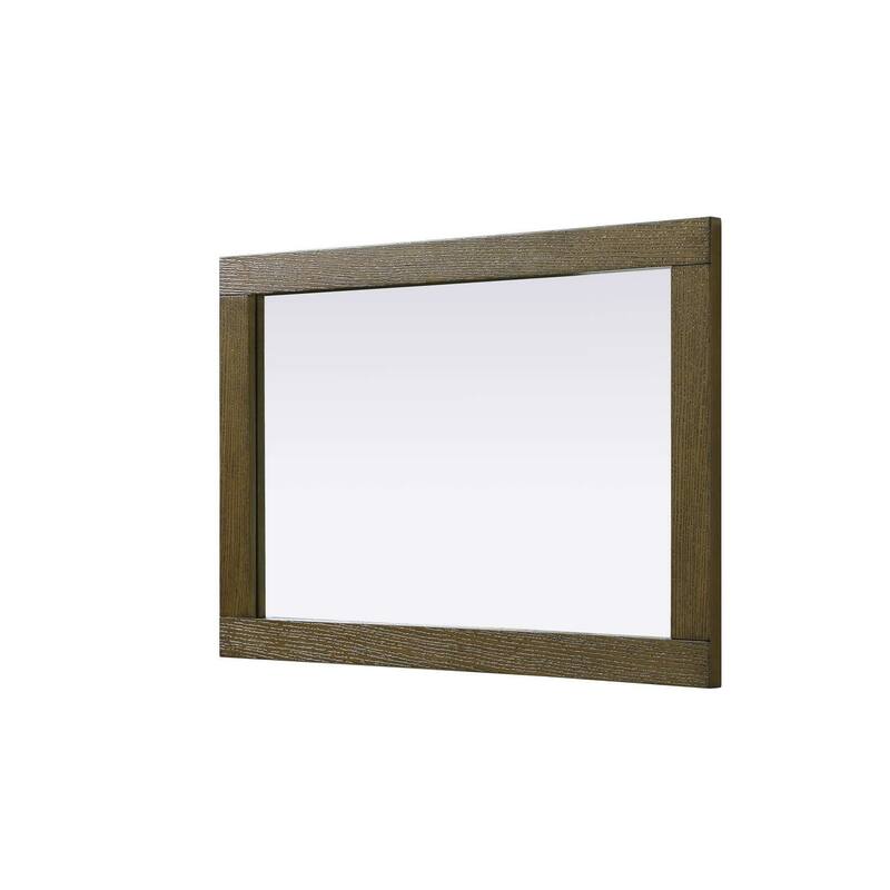 Solene Wooden Rectangle Mirror