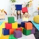 preview thumbnail 5 of 8, Gymax 12-Piece 8'' PU Foam Big Building Blocks Colorful Soft Blocks