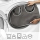 preview thumbnail 3 of 3, Boppy Compact Antibacterial Shopping Cart Cover, Heathered Gray - Heathered Gray